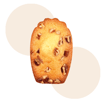 madeleine pécan sirop érable